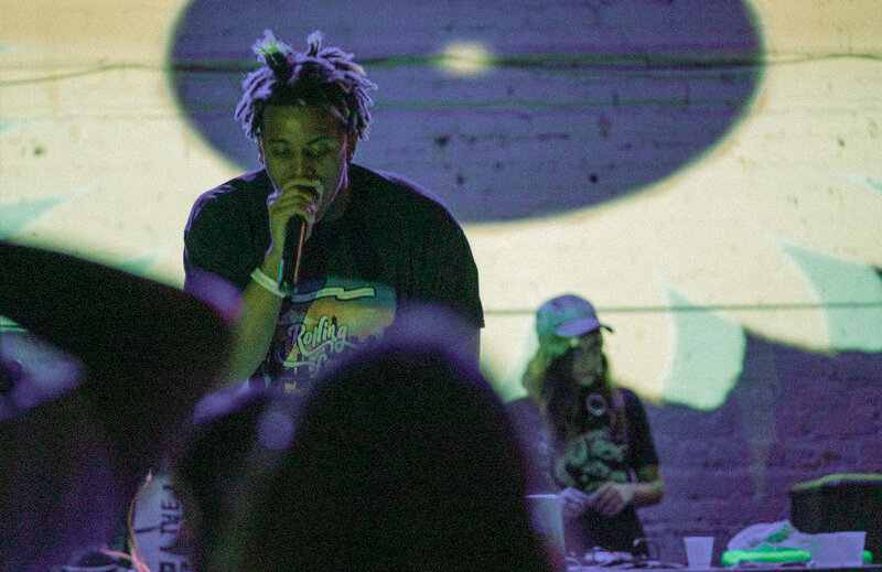 DJ Pardis performing live at The New Parish, Oakland, July 2019